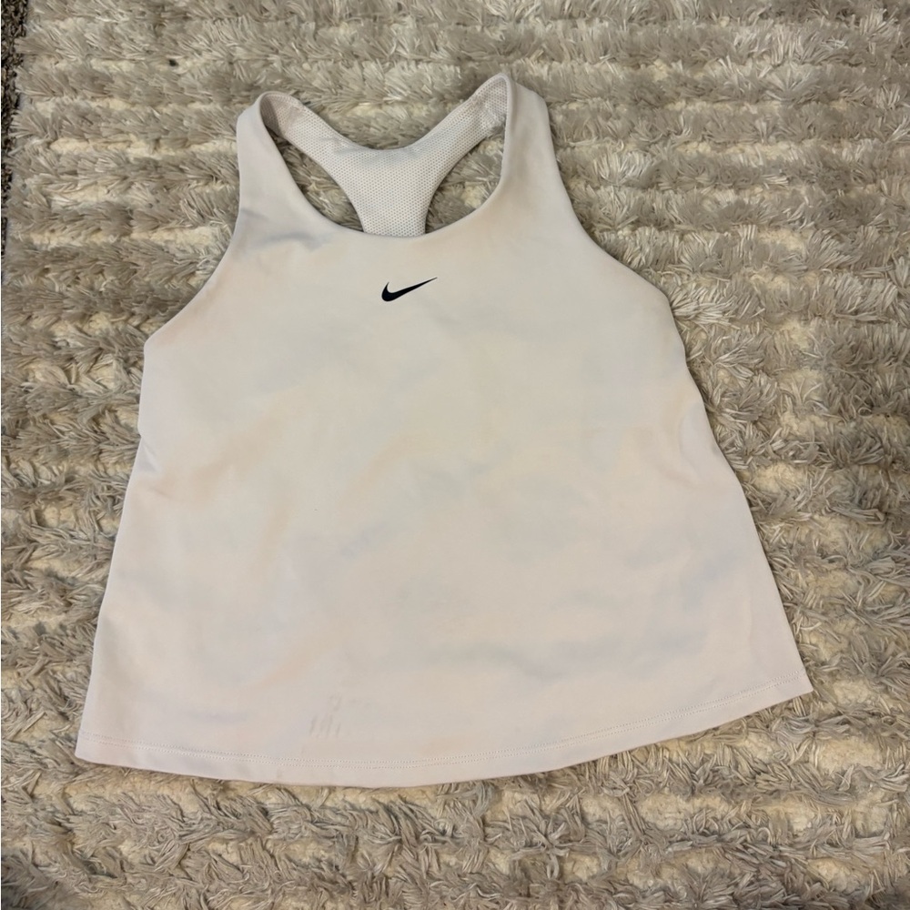 Nike Women's White Racerback Tank Top